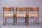 Danish Cord Dining Chairs by Arne Hovmand-Olsen for Mogens Kold, 1950s, Set of 6, Image 3