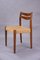 Danish Cord Dining Chairs by Arne Hovmand-Olsen for Mogens Kold, 1950s, Set of 6 10