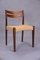 Danish Cord Dining Chairs by Arne Hovmand-Olsen for Mogens Kold, 1950s, Set of 6, Image 9