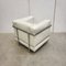 Early White Lc2 Club Chairs by Le Corbusier for Cassina, No 550 & 743, Set of 2 6