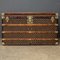 Antique French Trunk in Damier Canvas from Louis Vuitton, 1900 3