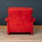 Vintage Red Coronado Armchair and Footstool by Tobia Scarpa for B&B Italia, 1970s, Set of 2 8