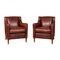 Vintage Dutch Leather Club Chairs, 1970, Set of 2, Image 1