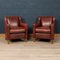 Vintage Dutch Leather Club Chairs, 1970, Set of 2 2