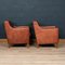 Vintage Dutch Leather Club Chairs, 1970, Set of 2, Image 6