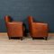 Vintage Dutch Leather Club Chairs, 1970, Set of 2 6