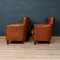 Vintage Dutch Leather Club Chairs, 1970, Set of 2 4