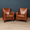 Vintage Dutch Leather Club Chairs, 1970, Set of 2 2