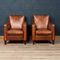Vintage Dutch Leather Club Chairs, 1970, Set of 2 3