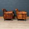 Vintage Dutch Leather Club Chairs, 1970, Set of 2 6