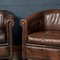 Vintage Dutch Leather Club Chairs, 1970, Set of 2 9