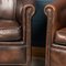 Vintage Dutch Leather Club Chairs, 1970, Set of 2 10