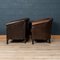 Vintage Dutch Leather Club Chairs, 1970, Set of 2 4