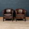 Vintage Dutch Leather Club Chairs, 1970, Set of 2 3