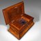 Antique English Drawing Room Tea Caddy in Flame, 1820, Image 9