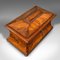 Antique English Drawing Room Tea Caddy in Flame, 1820, Image 7