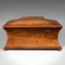 Antique English Drawing Room Tea Caddy in Flame, 1820, Image 4