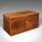 Antique English Tea Caddy in Satinwood, 1830 1