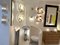 Italian Hammered Glass Ice Sconces from Poliarte, 1970s, Set of 2, Image 12