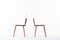 André Sornay zugeschriebene Stühle aus Mahagoni & Grau lackiert, 1960er, 2er Set 11