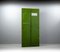 Industrial Green Cabinet, 1950s 7