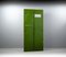 Industrial Green Cabinet, 1950s, Image 7