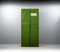 Industrial Green Cabinet, 1950s 5