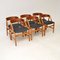 Danish Dining Chairs attributed to Henning Kjaernulf, 1960s, Set of 6, Image 1