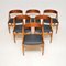 Danish Dining Chairs attributed to Henning Kjaernulf, 1960s, Set of 6 3