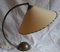 Vintage Swivel Table Lamp with Arched Brass Frame and Cream-Colored Shade, 1960s 6