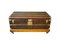 Chevrons Canvas Trunk from Goyard, 1920s, Image 1