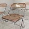 Amber Plia Folding Chairs by Giancarlo Piretti for Anonima Castelli, 1960s, Set of 4 13