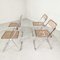 Amber Plia Folding Chairs by Giancarlo Piretti for Anonima Castelli, 1960s, Set of 4 3