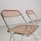Amber Plia Folding Chairs by Giancarlo Piretti for Anonima Castelli, 1960s, Set of 4 11