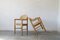 Brutalist Pine Wood Dining Chairs attributed to Rainer Daumiller for Hirtshals Savvaerk, Set of 2, Image 4
