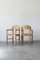 Brutalist Pine Wood Dining Chairs attributed to Rainer Daumiller for Hirtshals Savvaerk, Set of 2 5
