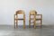 Brutalist Pine Wood Dining Chairs attributed to Rainer Daumiller for Hirtshals Savvaerk, Set of 2 3