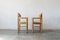 Brutalist Pine Wood Dining Chairs attributed to Rainer Daumiller for Hirtshals Savvaerk, Set of 2 2