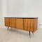Mid-Century Italian Sideboard in Ash and Black Lacquered Wood, 1950s 2