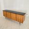 Credenza Mid-Century in frassino e legno laccato nero, Italia, anni '50, Immagine 5