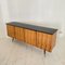 Mid-Century Italian Sideboard in Ash and Black Lacquered Wood, 1950s 5