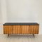 Italienisches Mid-Century Sideboard aus Esche & Schwarz lackiertem Holz, 1950er 3