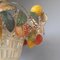 Italienische Obstkorb Hängelampe aus Metall, Lucienne Monique zugeschrieben, 1960er 6