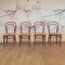 Chaises No. 214 R par Michael Thonet pour Thonet, 1970s, Set de 4 1