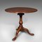 English Georgian Tilt Top Table in Mahogany, 1760s, Image 6