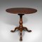 English Georgian Tilt Top Table in Mahogany, 1760s, Image 1