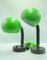 Green Table Lamps by Egon Hiilebrand for Nettelhoff Leuchten Menden, 1960s, Set of 2 1