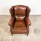 Vintage Muylaert Wingback Armchair in Sheep Leather 7