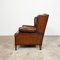 Vintage Muylaert Wingback Armchair in Sheep Leather 4