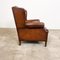 Vintage Muylaert Wingback Armchair in Sheep Leather 2